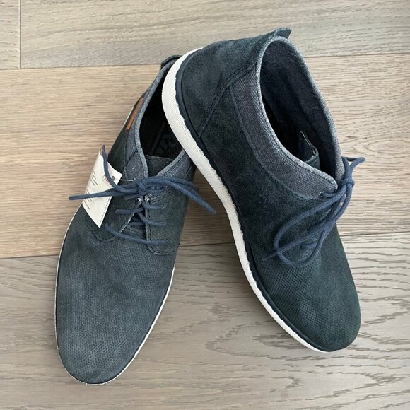 Rieker Antistress Lightweight Casual Leather Lace Up Boots Blue/Grey Sz 40 NWT - Picture 3 of 14